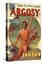 1930s USA Tarzan Argosy Magazine Cover-null-Stretched Canvas