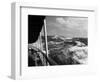 1930s View of Rough Choppy Seas from Deck of Cruise Ship-null-Framed Photographic Print