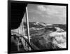 1930s View of Rough Choppy Seas from Deck of Cruise Ship-null-Framed Photographic Print