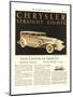 1931 Chrysler -Straight Eights-null-Mounted Art Print