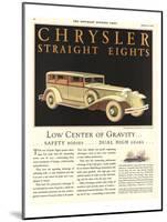 1931 Chrysler -Straight Eights-null-Mounted Art Print