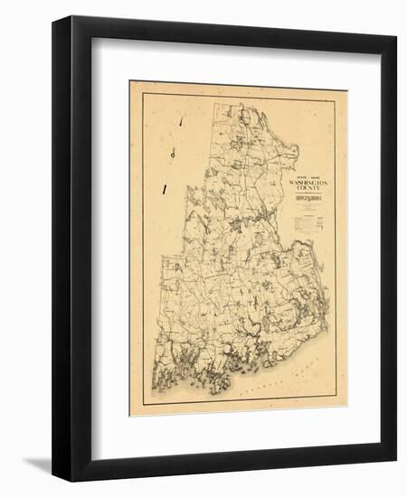 1931, Washington County, Maine-null-Framed Giclee Print