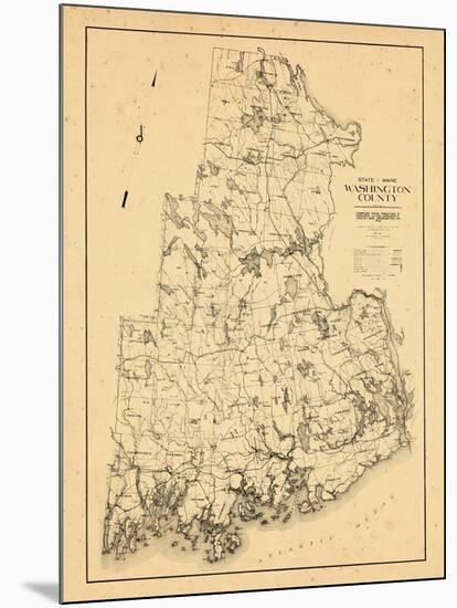 1931, Washington County, Maine-null-Mounted Giclee Print