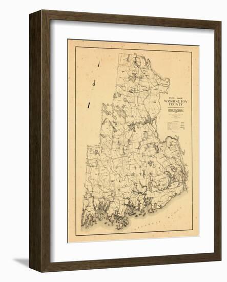 1931, Washington County, Maine-null-Framed Premium Giclee Print