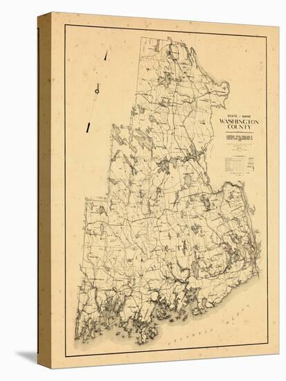 1931, Washington County, Maine-null-Stretched Canvas