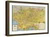 1932 Aerial Map of Greater Los Angeles, the Wonder City of America-null-Framed Art Print