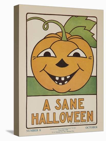 1932 American Citizenship Poster a Sane Halloween-null-Stretched Canvas