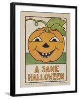 1932 American Citizenship Poster a Sane Halloween-null-Framed Giclee Print