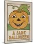 1932 American Citizenship Poster a Sane Halloween-null-Mounted Giclee Print