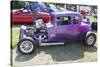1932 Chevy Roadster Purple-mybaitshop-Stretched Canvas