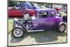 1932 Chevy Roadster Purple-mybaitshop-Mounted Photographic Print