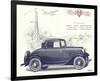 1932 Ford Deluxe Coupe-null-Framed Premium Giclee Print