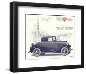 1932 Ford Deluxe Coupe-null-Framed Art Print