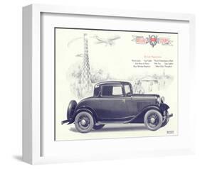 1932 Ford Deluxe Coupe-null-Framed Art Print