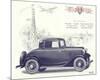 1932 Ford Deluxe Coupe-null-Mounted Art Print