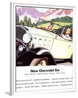 1932 GM New Chevrolet Six-null-Framed Premium Giclee Print