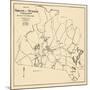 1932, Hamilton and Wenham Map, Massachusetts, United States-null-Mounted Giclee Print