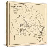 1932, Hamilton and Wenham Map, Massachusetts, United States-null-Stretched Canvas