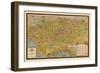 1932, Los Angeles Tourist Map, California, United States-null-Framed Giclee Print