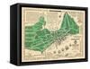 1932, Portland Historical Facts Map, Maine, United States-null-Framed Stretched Canvas