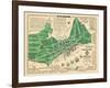 1932, Portland Historical Facts Map, Maine, United States-null-Framed Giclee Print