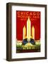 1933 Chicago World’s Fair-Vintage Poster-Framed Art Print