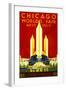 1933 Chicago World’s Fair-Vintage Poster-Framed Art Print