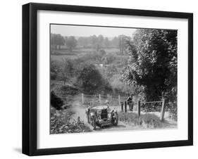 1933 MG J2 Standard taking part in a West Hants Light Car Club Trial, Ibberton Hill, Dorset, 1930s-Bill Brunell-Framed Photographic Print