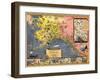1934, Alaska State Map from Steamship Line, Alaska, United States-null-Framed Giclee Print