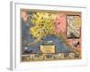 1934, Alaska State Map from Steamship Line, Alaska, United States-null-Framed Giclee Print