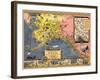 1934, Alaska State Map from Steamship Line, Alaska, United States-null-Framed Giclee Print