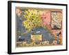 1934, Alaska State Map from Steamship Line, Alaska, United States-null-Framed Giclee Print