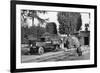 1934 Bedford 30Cwt WS Truck with an Elephant at Bristol Zoo, (C1934)-null-Framed Photographic Print