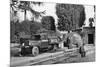 1934 Bedford 30Cwt WS Truck with an Elephant at Bristol Zoo, (C1934)-null-Mounted Photographic Print