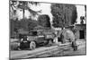 1934 Bedford 30Cwt WS Truck with an Elephant at Bristol Zoo, (C1934)-null-Mounted Photographic Print