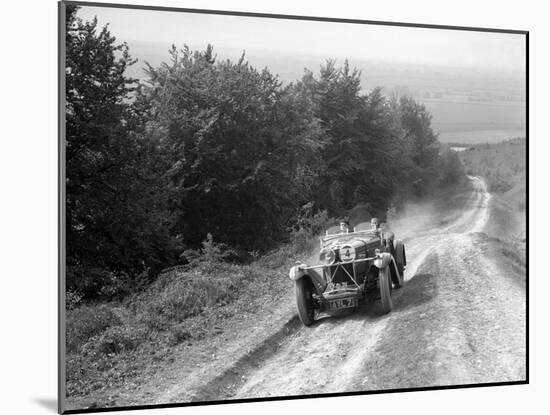 1934 Talbot 105 2970 cc competing in a Talbot CC trial-Bill Brunell-Mounted Photographic Print