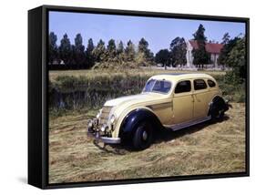 1935 Chrysler Airflow Car-null-Framed Stretched Canvas