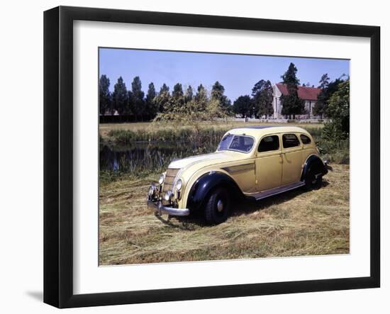 1935 Chrysler Airflow Car-null-Framed Photographic Print