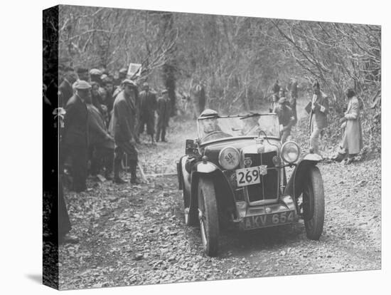 1935 MG PA Midget on the Mcc Land's End Trial, 1939-null-Stretched Canvas