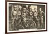 1935 Motorcyle Race Team-null-Framed Art Print