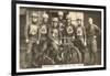 1935 Motorcyle Race Team-null-Framed Art Print