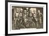 1935 Motorcyle Race Team-null-Framed Art Print