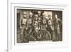 1935 Motorcyle Race Team-null-Framed Premium Giclee Print