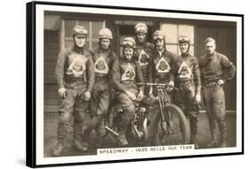 1935 Motorcyle Race Team-null-Framed Stretched Canvas