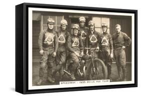 1935 Motorcyle Race Team-null-Framed Stretched Canvas