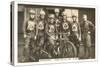 1935 Motorcyle Race Team-null-Stretched Canvas