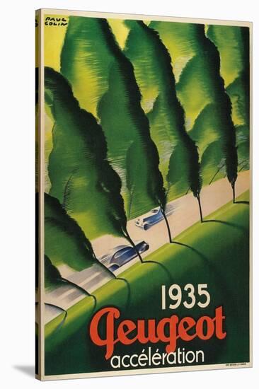 1935 Peugeot Acceleration-null-Stretched Canvas