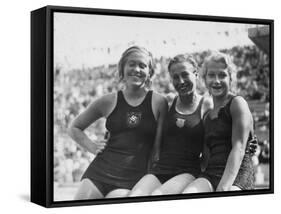 1936 Berlin Olympics-Robert Hunt-Framed Stretched Canvas