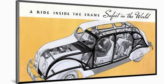 1936 Chrysler Airflow-null-Mounted Art Print