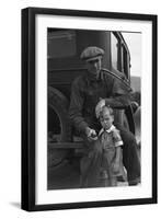 1936 Drought Refugee-Dorothea Lange-Framed Art Print